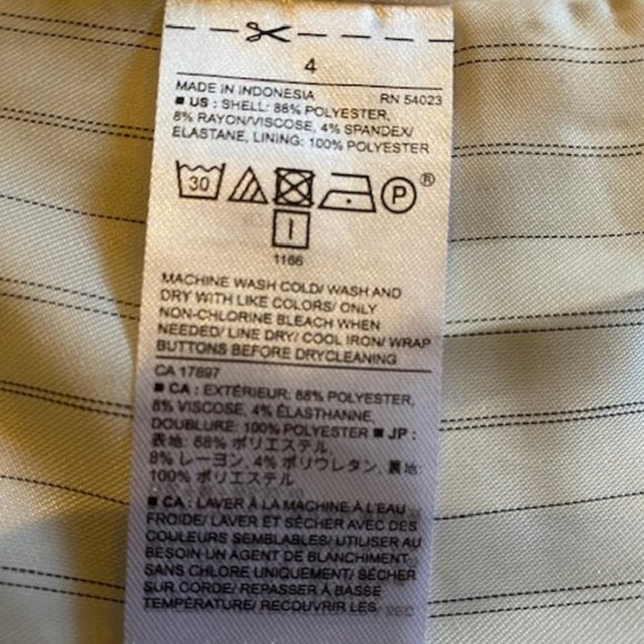 Banana Republic Blazer size 4 gray - Picture 4 of 5